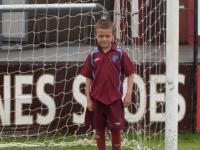 A young Mr Nathan Collins THE MASCOT