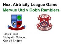 Next Game v Cobh Ramblers, Fri