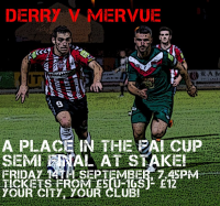 FAI Ford Cup v Derry City,Friday