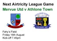 Next Game v Athlone Town