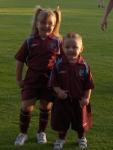 Mervue Mascots Ava and Noah Folan