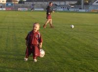 Noah Folan Mervue Utd mascot
